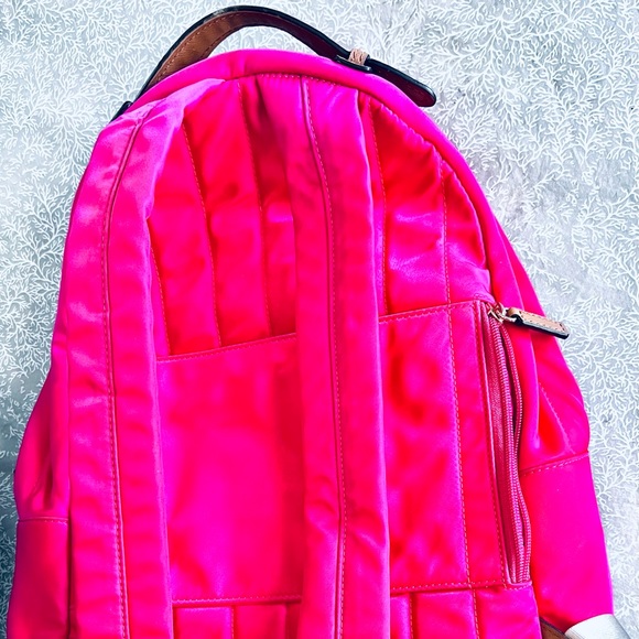 Michael Kors hot pink large bookbag